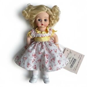 NWT Madame Alexander Marcella Takes a Trip Doll 970480095 Raggedy Ann 8” Blonde